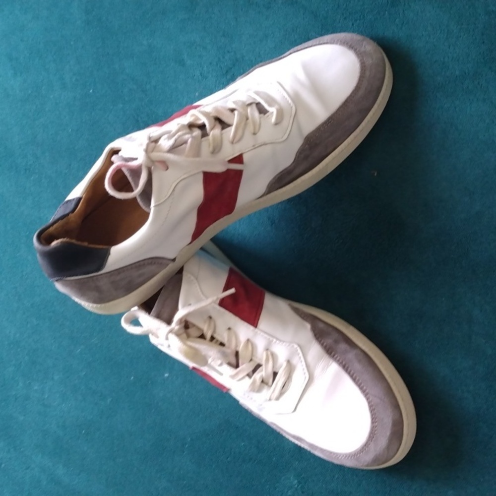 Bexley Minimalist/Retro Leather Sneakers (Made in Portugal)  US 11.5 = EU 45